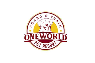 design national dog kennel boarding brand logo