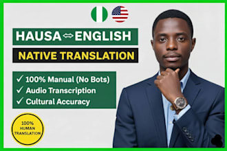 translate english to hausa and hausa to english
