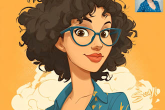 do a cartoon portrait caricature