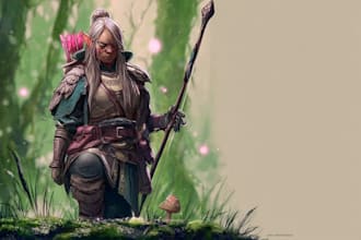 draw a fantasy illustration