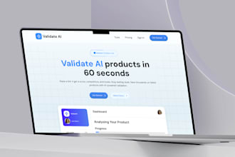 design figma landing page, saas website UI UX design