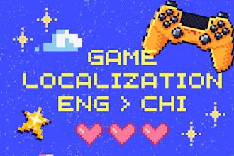 localize your game from english to chinese