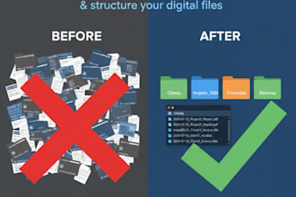 organize, rename, and structure your digital files