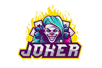 design high quality joker mascot logo