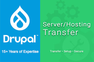 migrate your drupal website to a new hosting or server