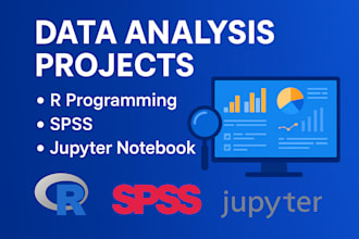 do statistical data analysis in r, python, spss, excel