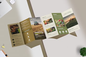 design bifold, trifold brochure that transform your brand