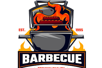 design high quality bar and grill logo