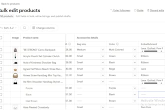 l list products on faire marketplace and do SEO marketing