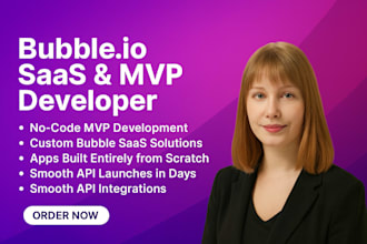 build bubble io website bubble mvp bubble saas bubbleio developer bubble no code