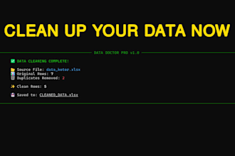clean merge and deduplicate your excel csv data using python
