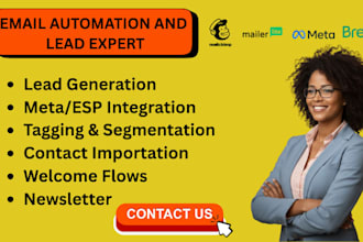 set up mailchimp mailerlite brevo meta lead automation tags welcome flows