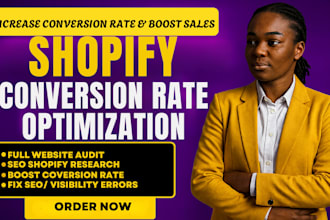 audit shopify drop shipping store seo with shopify conversion rate optimization