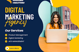 be your digital marketing manager and social media manager