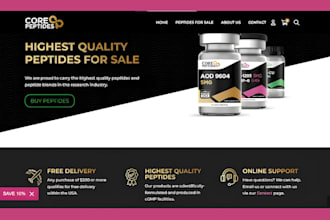 do fda compliant fda peptide website peptide woocomerce website research website
