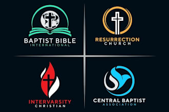 design premium church, ministry, faith based, spiritual and christian logo