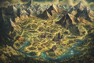 create dnd maps, battlemaps, labyrinth map