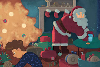 design amazing christmas, greeting or holiday and invitation card