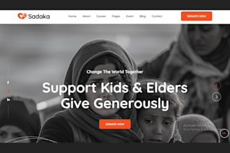 build nonprofit charity website donation website ngo website crowdfunding leads