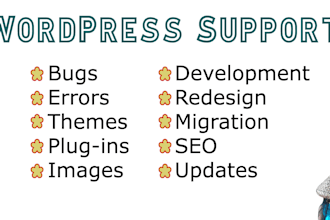 be your wordpress support