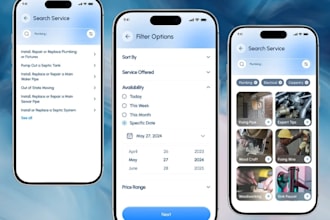 develop advanced handyman app, home service app, ai garden planner app