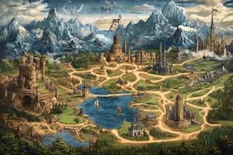 create high quality fantasy maps