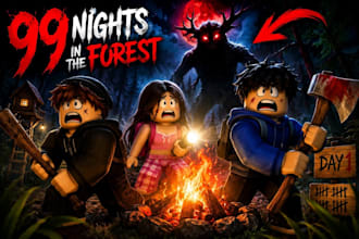 develop roblox survival horror game like 99 nights in the forest