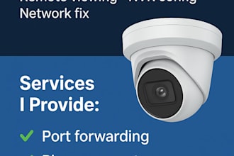 be able to assit in any cctv programming remotely