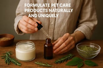 formulate pet care products formula naturally and uniquely