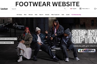 design sneakers website footwear store shoe website sneakers store