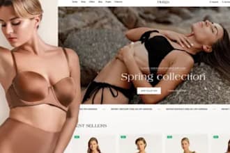 build profitable swimwear bikini lingerie adult shopify dropshipping website