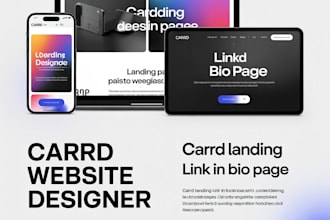 build carrd website pro carrd designer carrd landing link in bio landing page