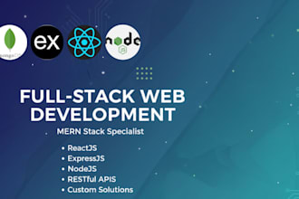 build fully functional mern web application