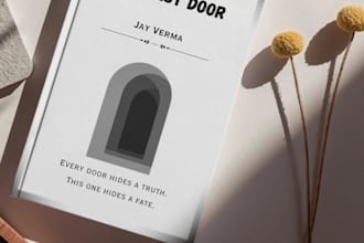 design a suspenseful mystery book cover for you