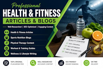 write SEO football coaching and sports science articles