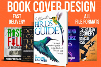 do professional book cover,ebook cover and KDP book cover