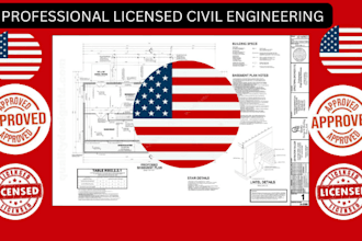 design professional licensed civil engineering plans for construction projects
