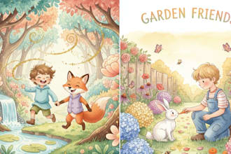 ich erstelle niedliche und professionelle kinderillustrationen für ihr buch