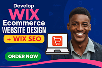 develop wix ecommerce website, wix seo, ecommerce website, wix website design