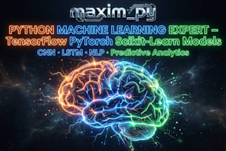 develop machine learning models nlp in python tensorflow pytorch scikit learn