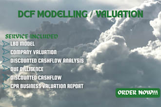 busines valuation CPA dcf analysis lbo model appraisal 409a