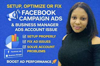 setup optimize or fixed facebook campaign ads business manager ads account issue