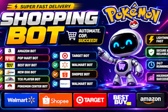 auto checkout bot, pokemon bot, auto purchase bot, target bot, shopping bot