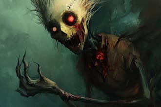 fantasy horror and fantasy horror character