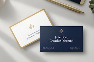 design a professional modern business card