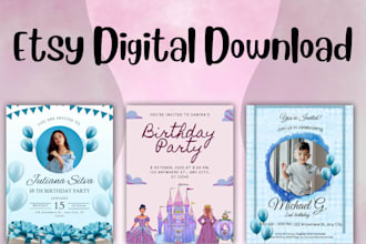 create etsy digital products, printable digital download to sell