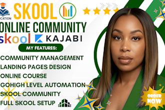setup skool community, skool online course, skool community manager