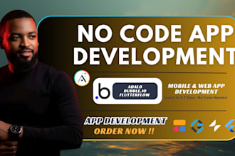 custom no code app development with adalo, glide, and bubble