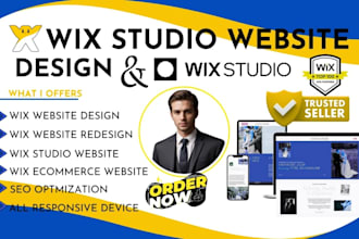 wix studio website design redesign wix studio design wix business website