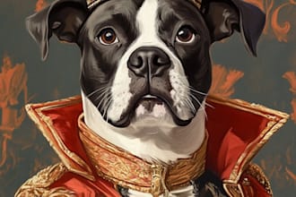 create your pets christmas portrait